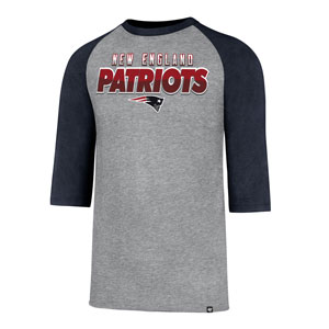 New England Patriots Club Raglan T-Shirt by '47