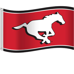 Calgary Stampeders 3'x5' Flag by Sports Vault