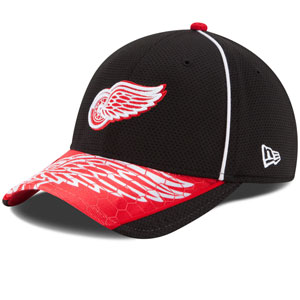 Detroit Red Wings Hex Charge 39THIRTY Performance Stretch Fit Hat by New Era