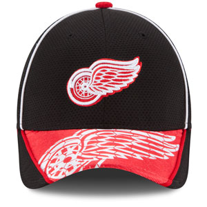 Detroit Red Wings Hex Charge 39THIRTY Performance Stretch Fit Hat by New Era