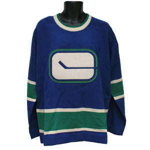 Vancouver Canucks 1972-73 Classic Heritage Knit Sweater by Roger Edwards