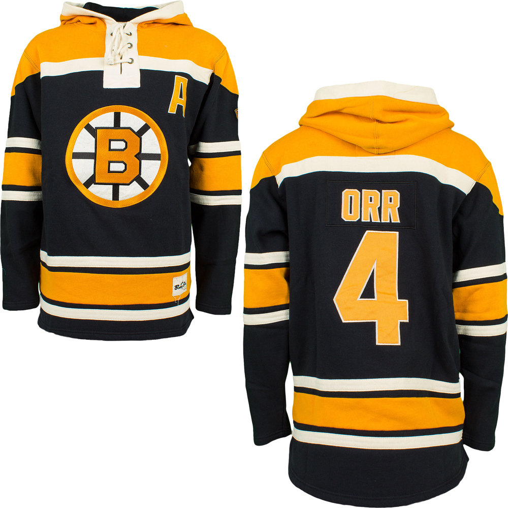 TheSportsDen.ca Bobby Orr Boston Bruins Lace Jersey Pullover Hooded