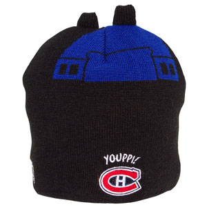 Montreal Canadiens Mascot Youppi Toddler Uncuffed Knit Hat by Old Time Hockey