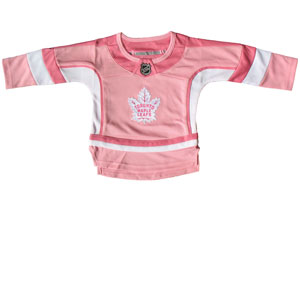 Toronto Maple Leafs Toddler Girls Pink Fashion Jersey by Outerstuff