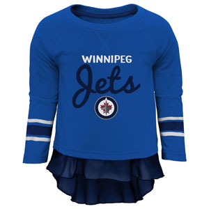 Winnipeg Jets Toddler Girls Show Off Long Sleeve Top and Leggings Set by Outerstuff