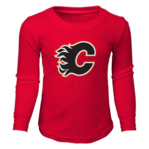 Calgary Flames Youth Long Sleeve T-Shirt & Pants Sleep Set by Outerstuff