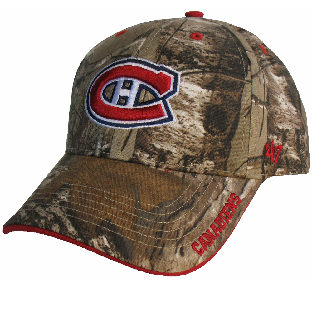 TheSportsDen.ca Montreal Canadiens Realtree Camo Adjustable Hat by '47