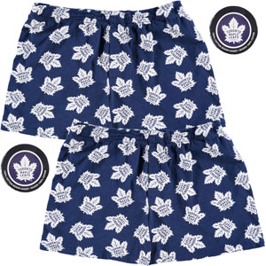Toronto Maple Leafs 2-Pack All-Over Print Puck Packaged Boxer Shorts by Vayola
