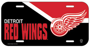 Wincraft Detroit Red Wings Plastic License Plate