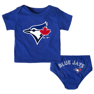 Toronto Blue Jays Newborn Mini Uniform Set by Majestic