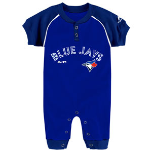Toronto Blue Jays Newborn Game Time Coverall by Majestic