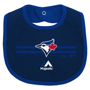 Toronto Blue Jays Newborn Fair Catch 3-Pack Bib Set by Majestic