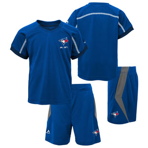 Toronto Blue Jays Toddler Legacy T-Shirt and Short Set by Majestic