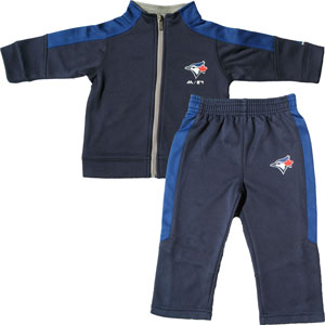 Toronto Blue Jays Infant Ball Boy Zip-Up Jacket & Pant Set by Majestic