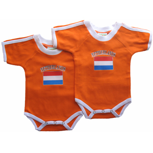 Netherlands Newborn 2-Piece Creeper Set by Pam GM