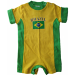 Brazil Newborn Romper by Pam GM