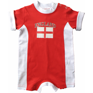 England Newborn Romper by Pam GM