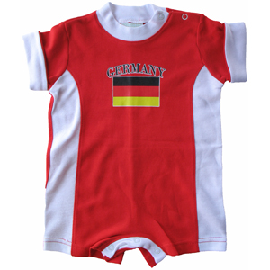 Germany Newborn Romper by Pam GM