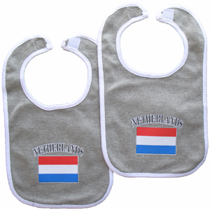Netherlands 2-Piece Baby Bib Set by Pam GM