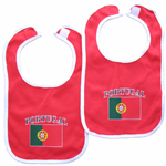 Portugal 2-Piece Baby Bib Set by Pam GM