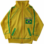 Brazil Toddler Full Zip Track Jacket by Pam GM