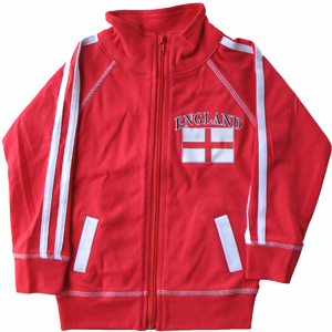 England Toddler Full Zip Track Jacket by Pam GM