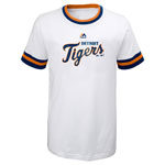 Detroit Tigers Youth Double Layered Collar T-Shirt by Majestic