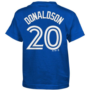 Toronto Blue Jays Josh Donaldson Preschool Player Name and Number T-Shirt by Majestic