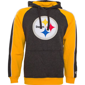 Pittsburgh Steelers Merciless Pullover Fleece Hoodie by Old Time