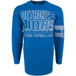 Detroit Lions Men's Bandit Long Sleeve T-Shirt by Old Time