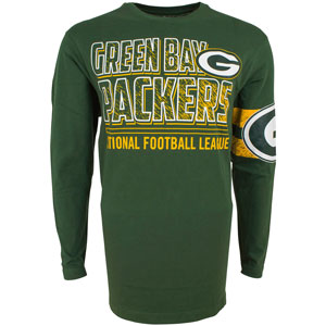 Green Bay Packers Men's Bandit Long Sleeve T-Shirt by Old Time