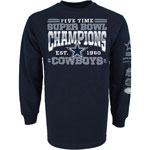 Dallas Cowboys Men's Legacy Long Sleeve T-Shirt by Old Time