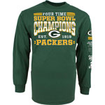 Green Bay Packers Men's Legacy Long Sleeve T-Shirt by Old Time