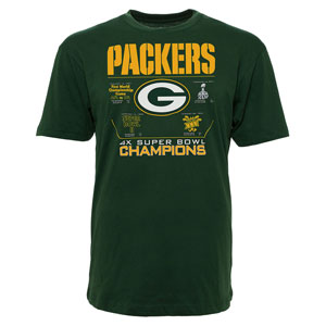 Green Bay Packers Men's Reign T-Shirt by Old Time