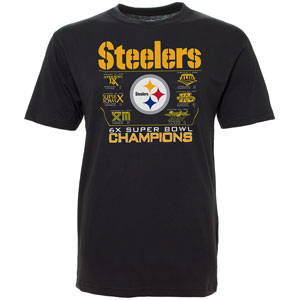 Pittsburgh Steelers Men's Reign T-Shirt by Old Time
