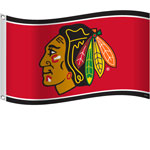 Chicago Blackhawks 3'x5' Flag by Sports Vault