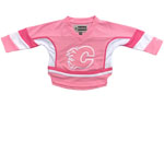 Calgary Flames Infant Girls Pink Fashion Jersey by Reebok