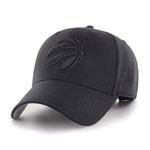 Toronto Raptors Black On Black MVP Adjustable Hat by '47