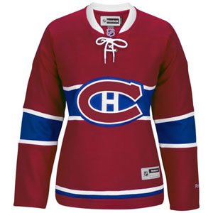 Reebok Montreal Canadiens Women's Premier Replica Home NHL Hockey Jersey