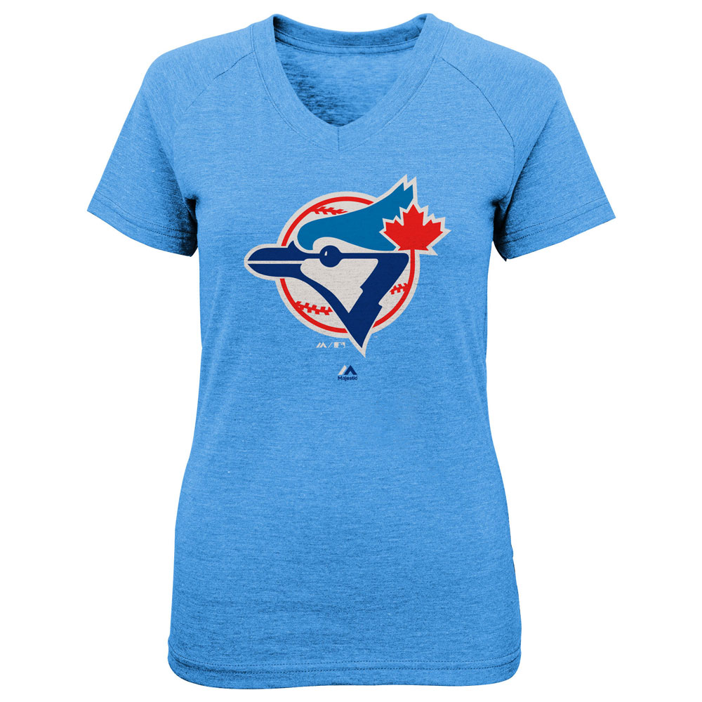 TheSportsDen.ca Toronto Blue Jays Girls Youth Cooperstown Logo TShirt