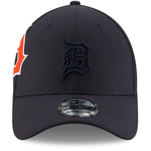 Detroit Tigers Logo Twist Diamond Era 39THIRTY Performance Stretch Fit Hat by New Era