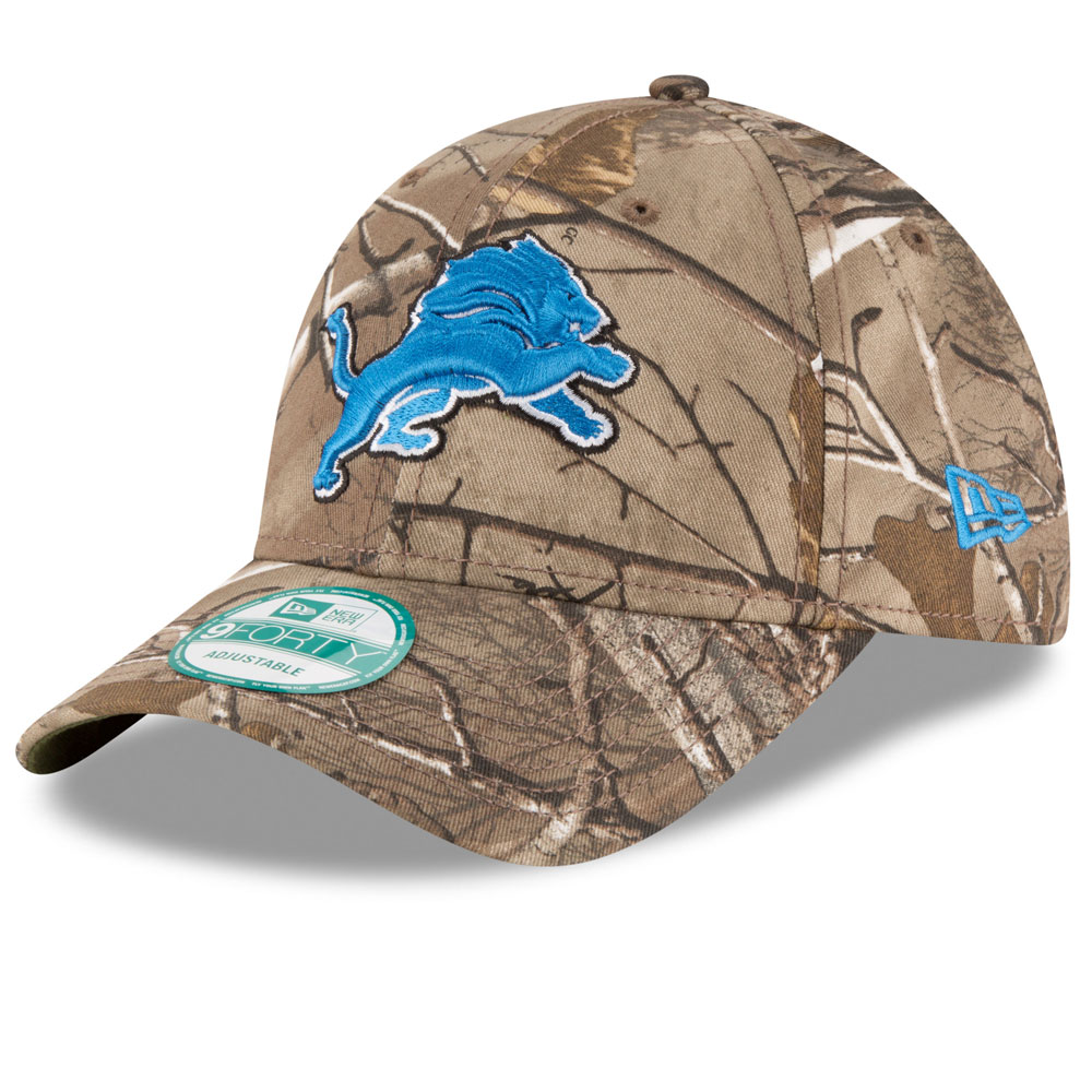 Thesportsden ca detroit lions the league realtree camo adjustable hat