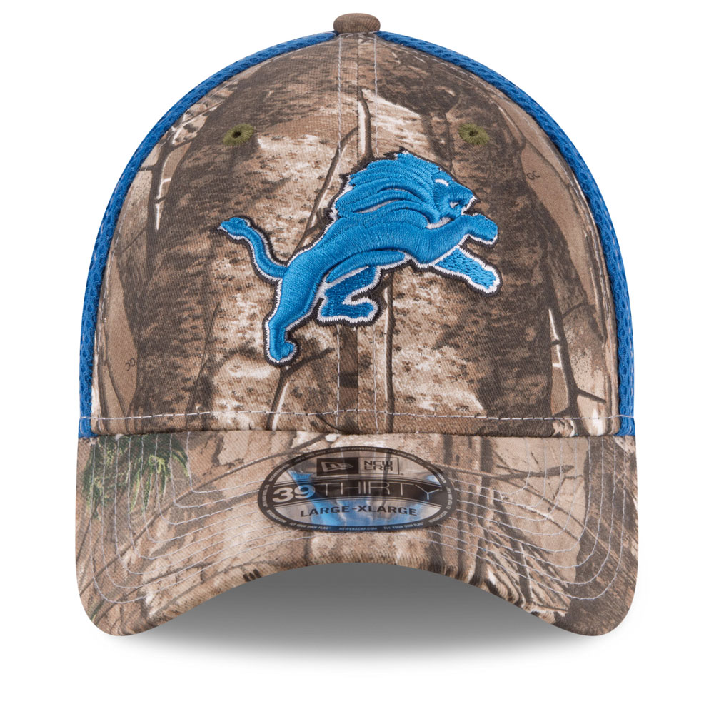 Thesportsden ca detroit lions realtree camo neo stretch fit hat by new era