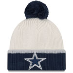 Dallas Cowboys Prime Team Pom Cuffed Knit Hat by New Era