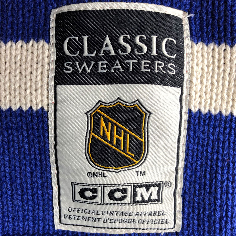 TheSportsDen.ca Edmonton Oilers 198384 Classic Heritage Knit Sweater