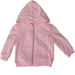 Vancouver Canucks Toddler Girls Pink Full-Zip Fleece Hoodie by Mighty Mac