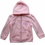 Montreal Canadiens Toddler Girls Pink Full-Zip Fleece Hoodie by Mighty Mac