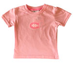 Montreal Canadiens Toddler Girls Pink Logo T-Shirt by Mighty Mac