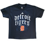 Detroit Tigers Youth Gothic Arch T-Shirt by Adidas
