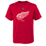 Detroit Red Wings Youth Team Logo T-Shirt by Reebok